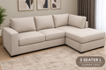 KN L-shaped Couch 3 seater