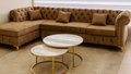Classic Chesterfield Velvet 4 seater L