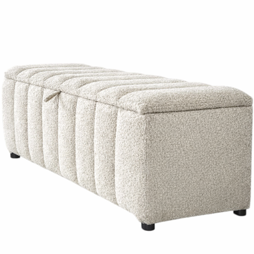 Schnell Boucle Storage Ottoman