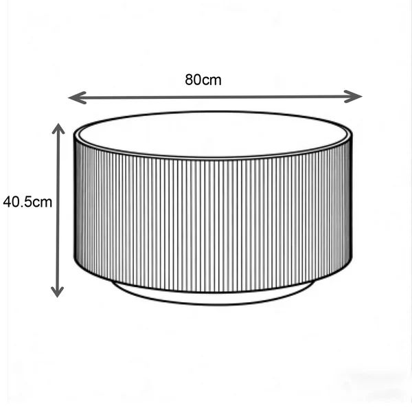 The Koa round coffee table