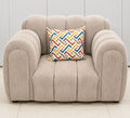 Luna Corduroy Accent Couch 1 seater