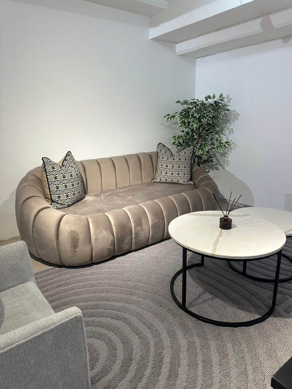 The cozy curves couches