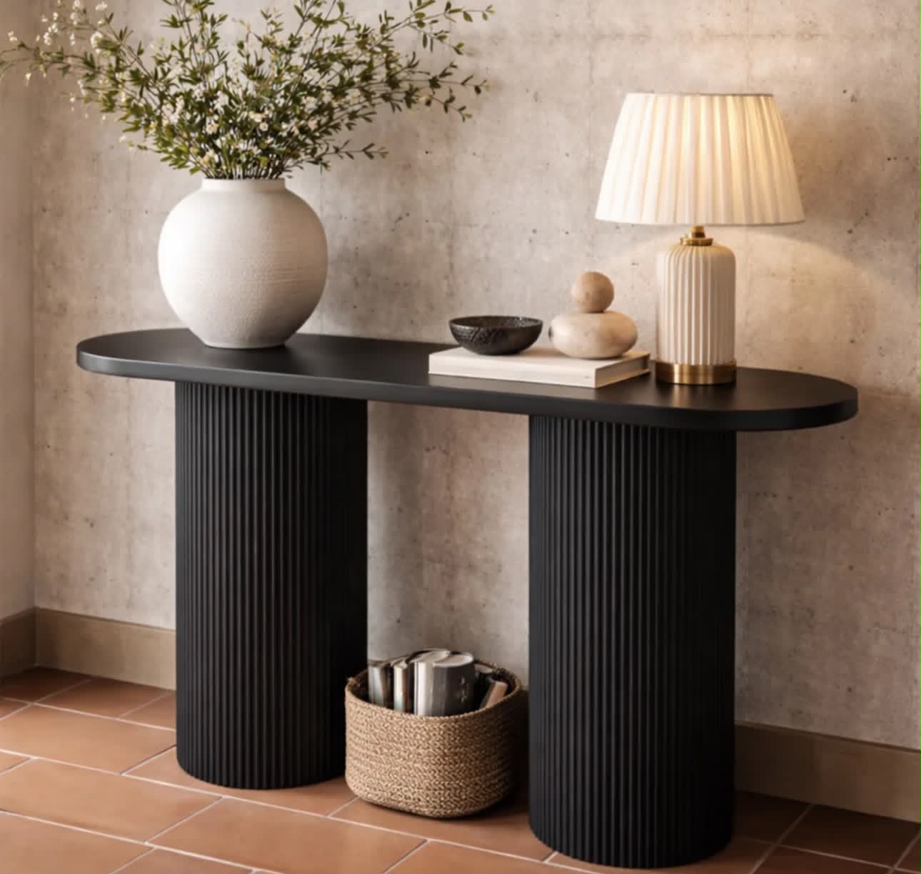 The Ayanda fluted console table