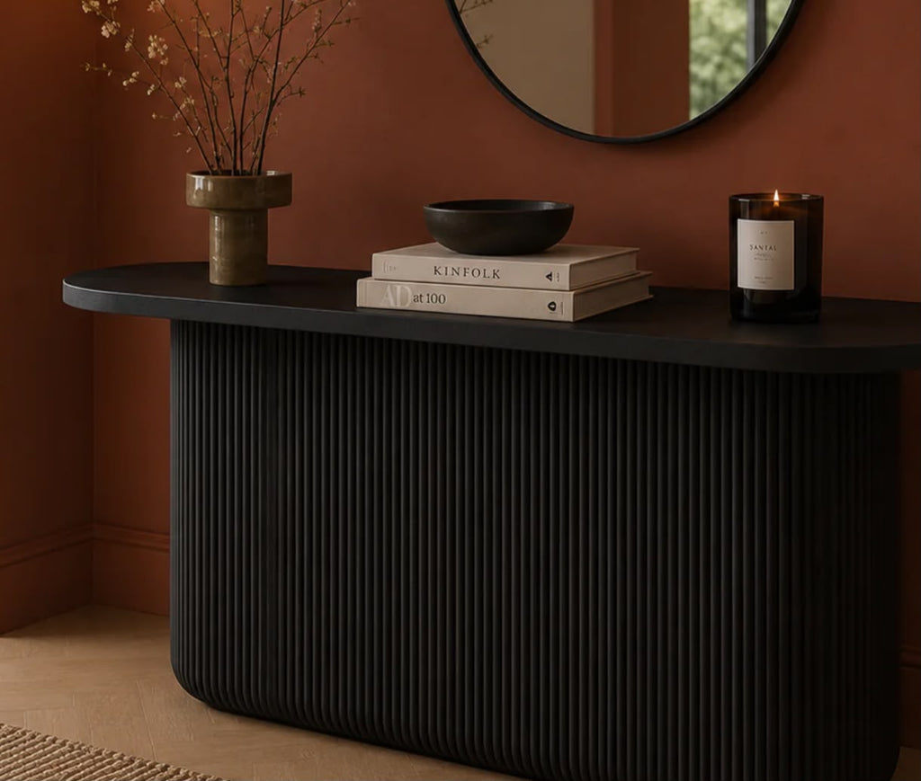 The Arc Fluted Console Table