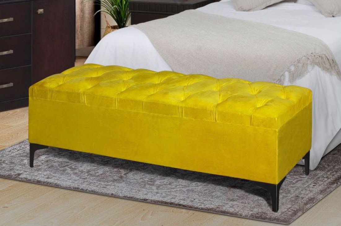 Chesterfield ottoman with storage
