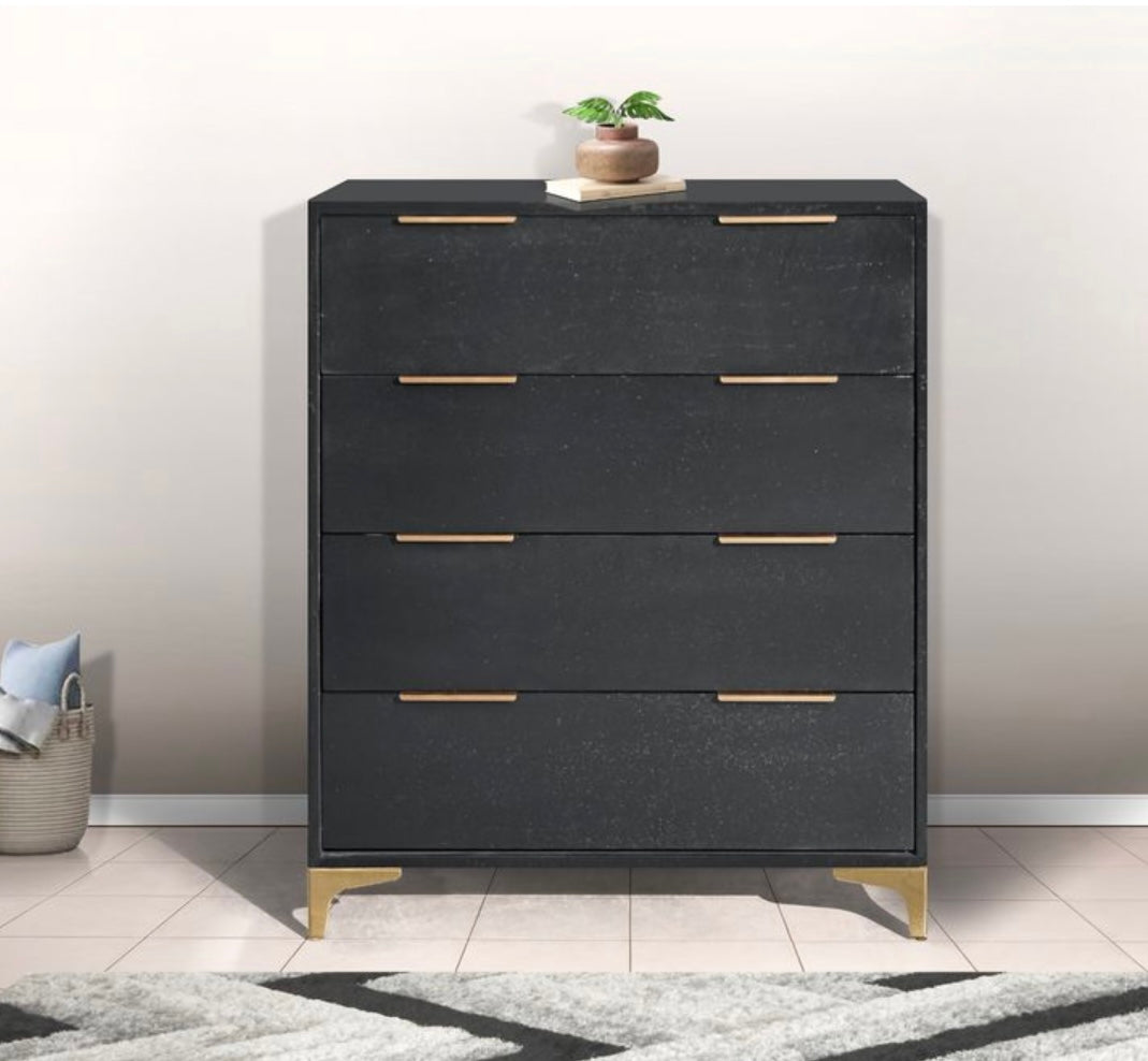 Emerald Chest Draw Black