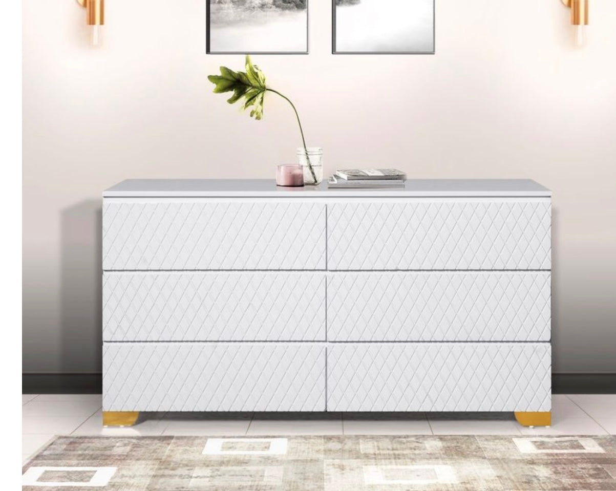 Leisel 6 Draw chest of drawer