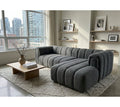 Boucle 3 seater  L lounge suit
