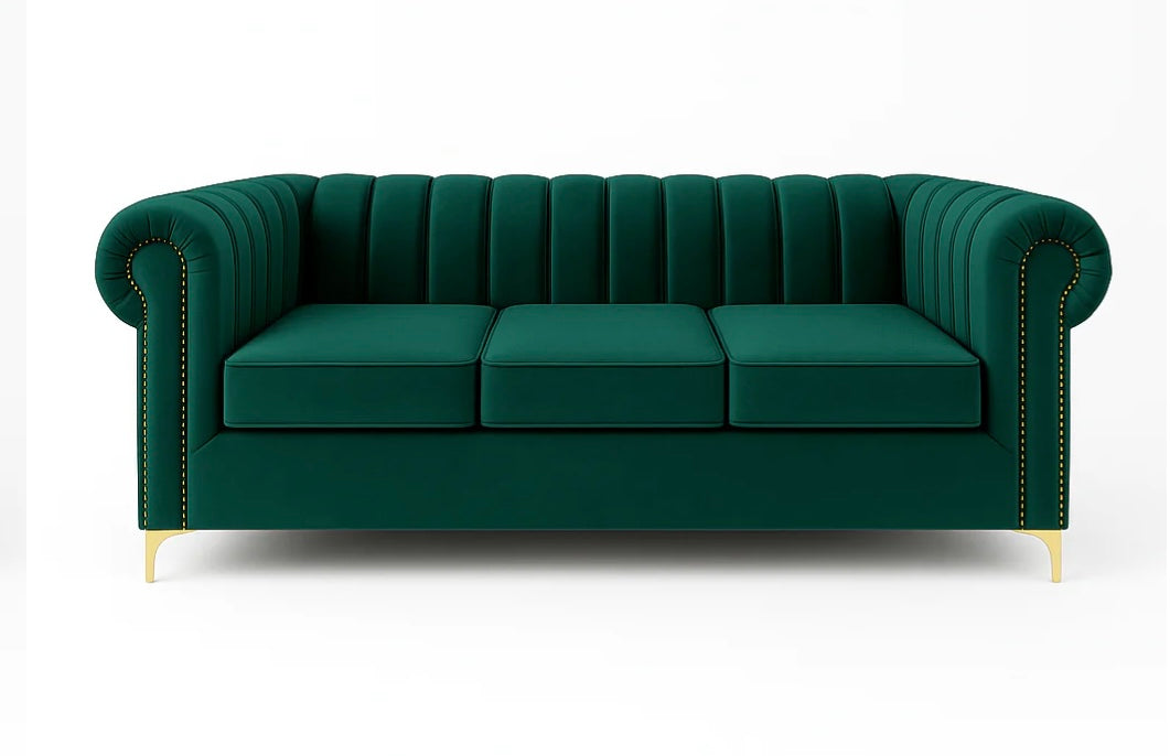 Vpanel 3 seater velvet
