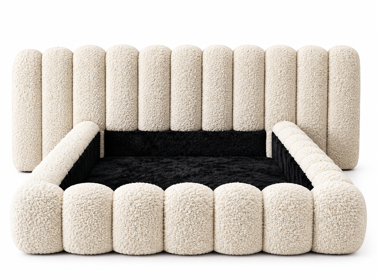 Boucle Overlapping Sleigh beg NO STORAGE