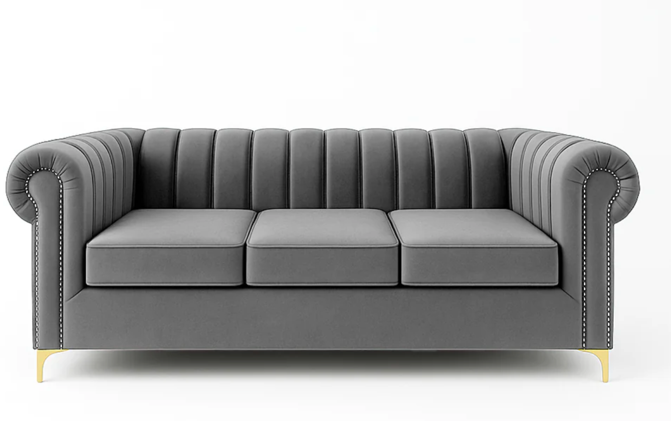 Vpanel 3 seater velvet